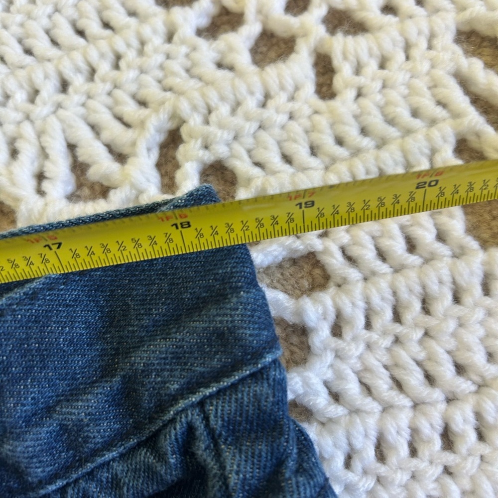 Woman Within Size 18W Button Close Comfort Stretch Waistband Jeans Capri Plus - Picture 7 of 7